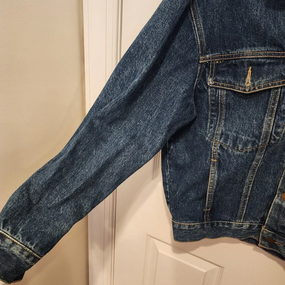 Georges Marciano Guess Denim Blue Jean‎ Jacket/Coat Vintage Size 18. Sm-med? 80s